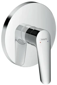 Baterie dus incastrata Hansgrohe Logis E, crom lucios - 71603000