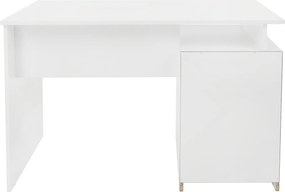Masă PC, albă, HANY NEW