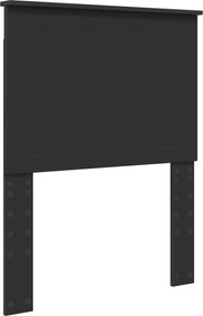 vidaXL Tăblie cap cu headboard Stejar Negru 75 cm Lemn compozit