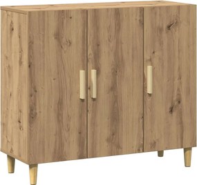 vidaXL Dulap, stejar artizanal, 90x34x80 cm, lemn prelucrat