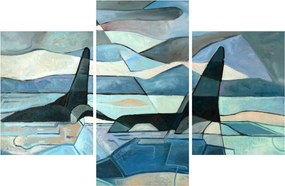 Tablou - Balene (90x60 cm)