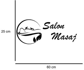 Sticker decorativ Salon Masaj 1