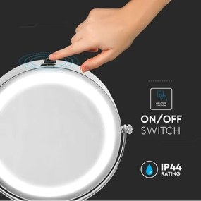 Oglindă LED cosmetică LED/3W/6V IP44