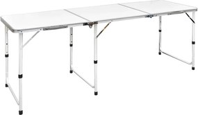 vidaXL Masă camping din aluminiu reglabilă 180 x 60 cm