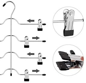 Set de 3 umerase din metal, Songmics, Negru, 37.5x33x0.4 cm
