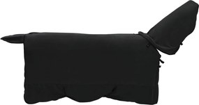 vidaXL Pătură pentru cai Negru Poliester