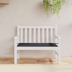 vidaXL Pernă de bancă de grădină, negru, 120x50x4 cm, textil oxford