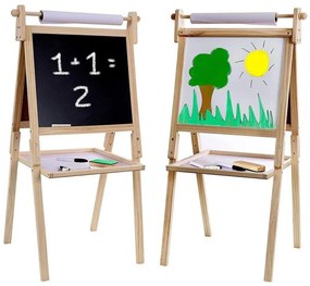 Tablă din lemn magnetică cu două fețe 2Kids Toys