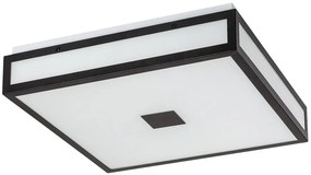 Plafoniera LED baie IP44 Zoya negru-alb 30x30cm