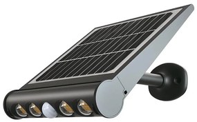 LED lampă solară de perete cu senzor, 8W, 3,7V, IP65, 6000K, 4000 mAh