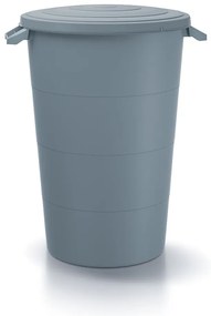 Recipient din plastic de gradina cu mânere, 160 l, gri