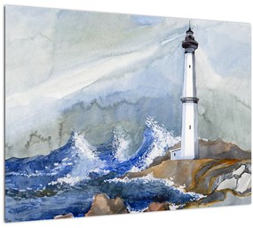 Tablou cu pictura farului (70x50 cm)