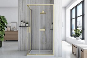 Cabina de dus auriu periat City 80x100 cm