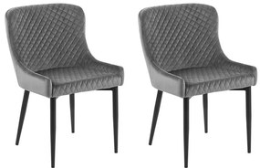 Set 2 buc. scaune pentru sufragerie Soho (gri). 1010073