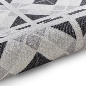 Covor tip traversă gri deschis-gri închis lavabil 61x170 cm Victoria Light – Think Rugs