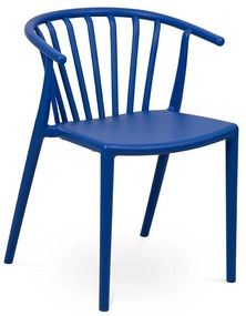 Scaun de grădină albastru din plastic Capri – Bonami Essentials