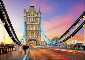 Tablou pe sticlă - Tower Bridge (70x50 cm)