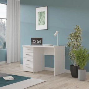 Birou Link 110x76.5x60 cm Nuanta Alb