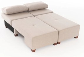 Canapea extensibilă Perenilla L (Crem + Nuc). 1107010