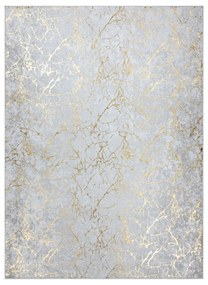 MIRO 11111.2108 covor lavabil Marmură, glamour anti-alunecare - crem / aur