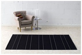 Covor adecvat interior/exterior Hanse Home Sunshine, 80x300 cm, negru