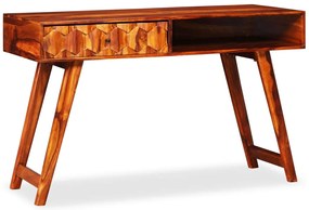 vidaXL Masă de scris din lemn masiv de acacia 118 x 50 x 76 cm