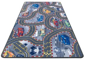 Covor pentru copii Hanse Home Play Race Track, 90x200 cm