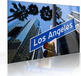 Tablou pe sticlă - Los Angeles (70x50 cm)