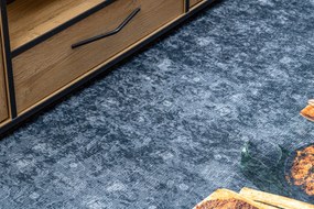 ANDRE 2811 covor lavabil linguri, bucatarie, anti-alunecare - gri / bej