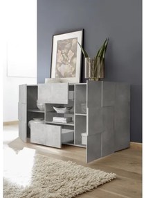 Comodă SERIAN gri beton