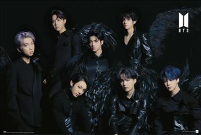 Poster BTS - Black Wings, (91.5 x 61 cm)