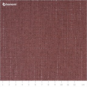 Puf Mazzini Sofas Aubrieta, 60 x 45 cm, vișiniu deschis