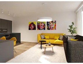 Lustră LED dimabilă pe cablu MONO LED/153W/230V 3000K/4000K alb LED2