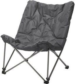 Scaun de camping Redcliffs Butterfly , 83 x 74 x91 cm, gri