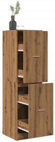 vidaXL Dulap farmacie, stejar artizanal, 40x41x144,5cm, lemn prelucrat