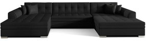 Colțar Vento 355cm negru