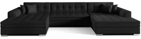 Colțar Vento 355cm negru
