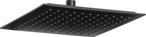 Palarie de dus patrata Invena Svart 250x250 mm negru mat
