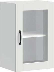 vidaXL Dulap de bucătărie cu ușă din sticlă „Porto” alb