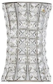 Aplica de perete LED crom, cristale sticla CELYSIA