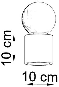 Lampă de masă SALGADO 1xE27/60W/230V lemn