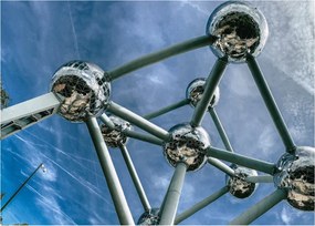 Tablou- atomium la Bruxelles (70x50 cm)