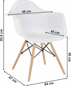 Fotoliu, alb/fag, DAMEN NEW