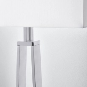 Lampadar din aluminiu, alb - 1.5m