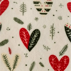 Lenjerie cocolino NORDIC HEARTS colorata Dimensiune lenjerie de pat: 2 buc 70 x 90 cm | 200 x 220 cm