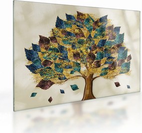 Tablou pe sticlă - Copac decorativ (70x50 cm)
