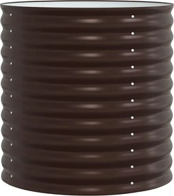 vidaXL Pat ridicat Maro 80 x 80 x 81 cm Oțel