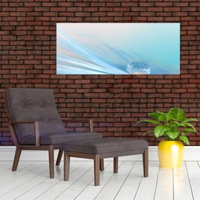 Tablou - Picătură albastră (120x50 cm)