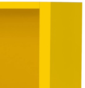 Boxie dulap de perete deschis 40x40x37 cm galben