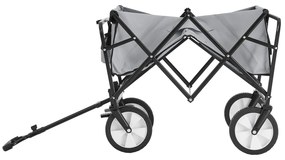 Cărucior de mână gri deschis